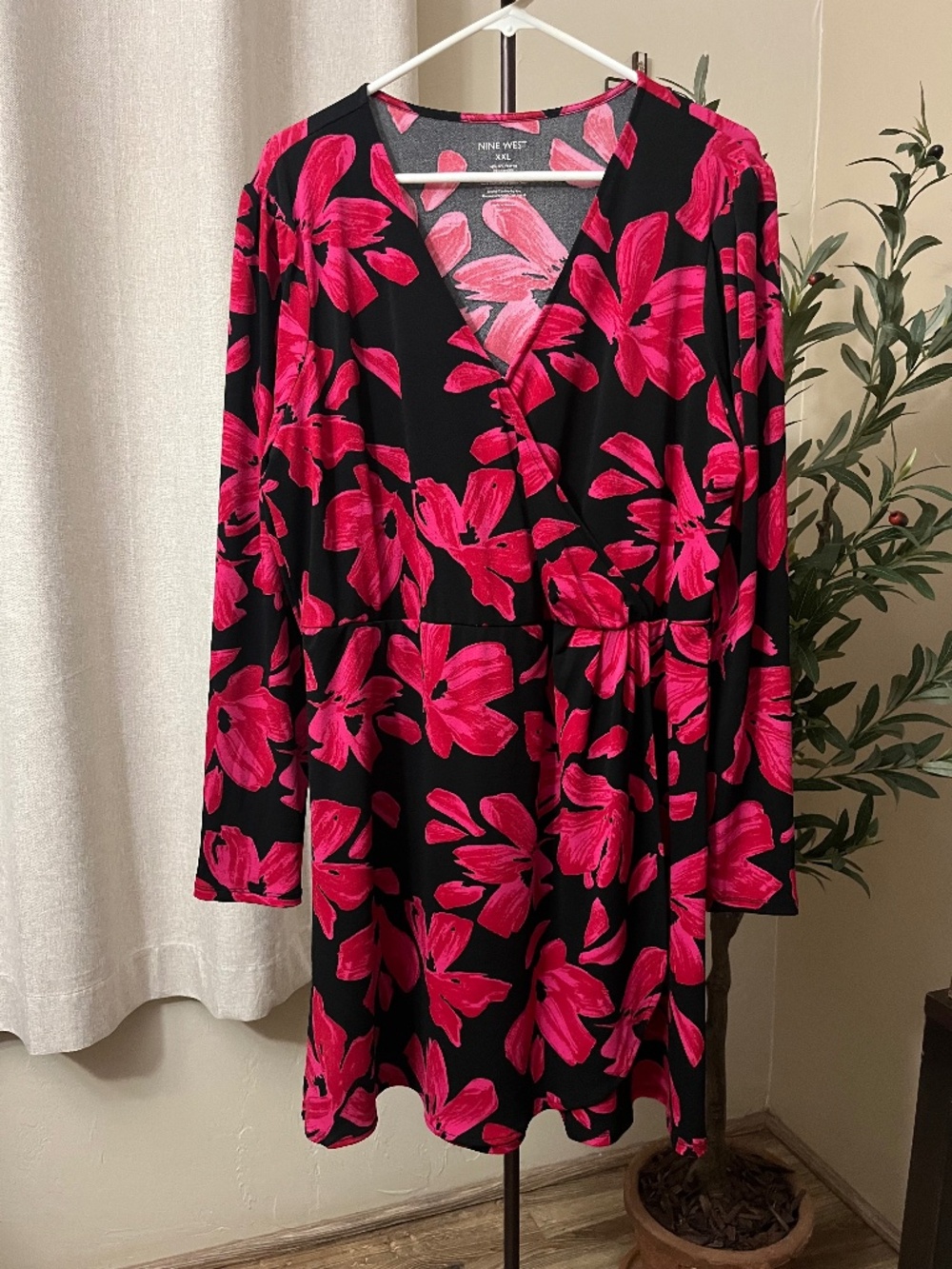 9 West Long Sleeve Dress
